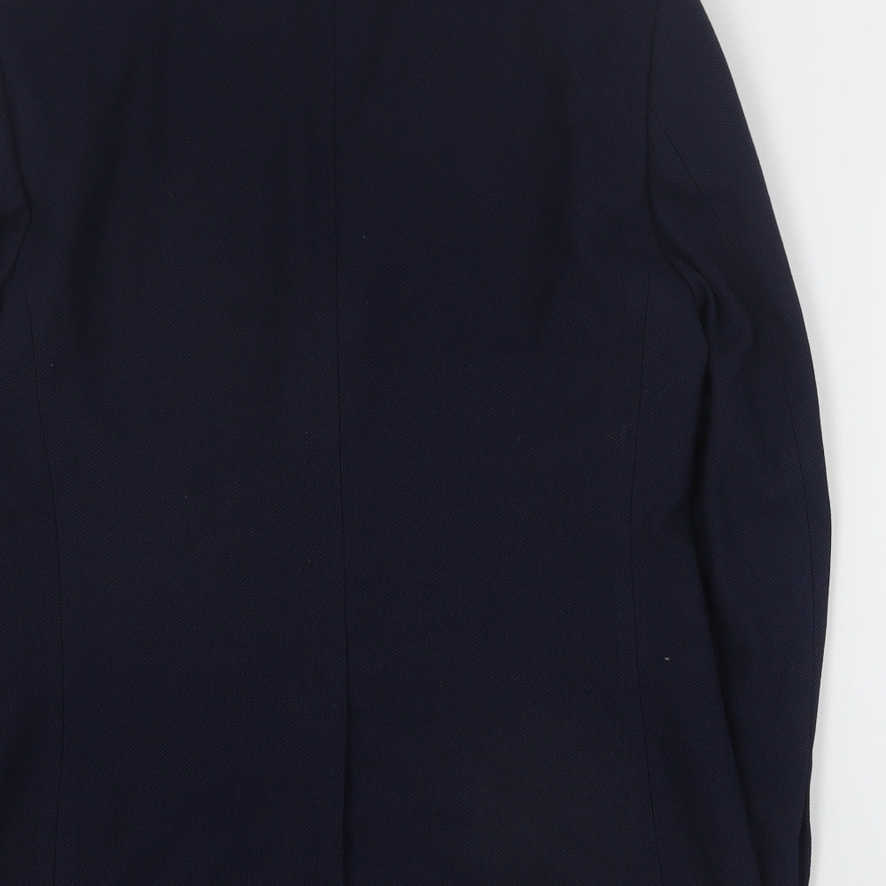 Mens UK Size S Burton Regular Blue Suit Jacket