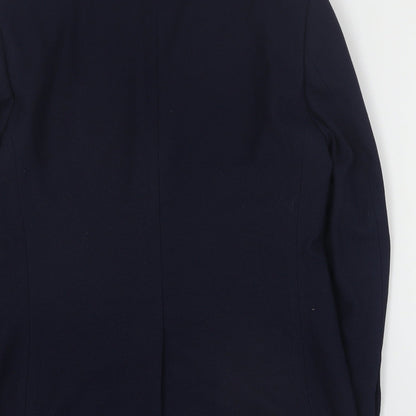 Mens UK Size S Burton Regular Blue Suit Jacket