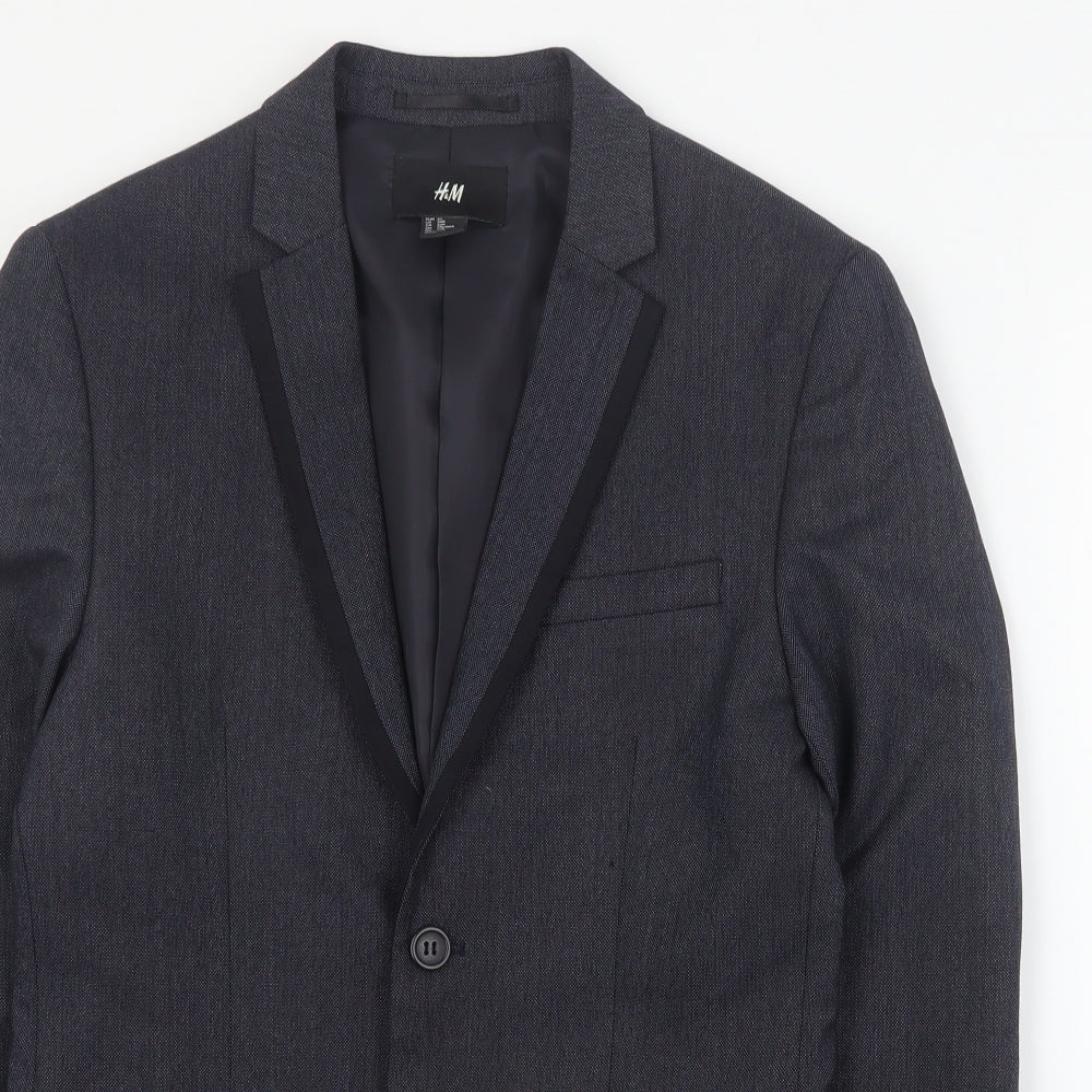 Mens UK Size S H&M Regular Grey Suit Jacket