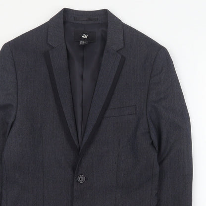Mens UK Size S H&M Regular Grey Suit Jacket