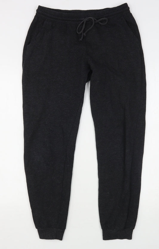 Womens UK Size S H&M Regular Fit Sweatpants Grey Trousers