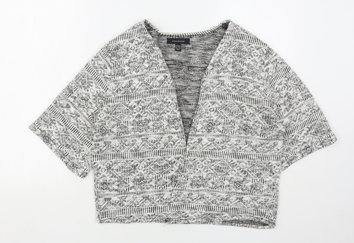 Womens UK Size 14 Atmosphere Grey Cardigan Jumper