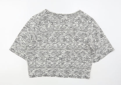 Womens UK Size 14 Atmosphere Grey Cardigan Jumper