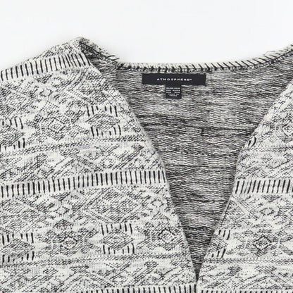 Womens UK Size 14 Atmosphere Grey Cardigan Jumper