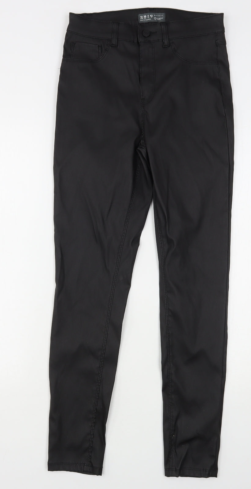 Denim Co Womens Black  Polyester Skinny Jeans Size 10 L29 in Regular