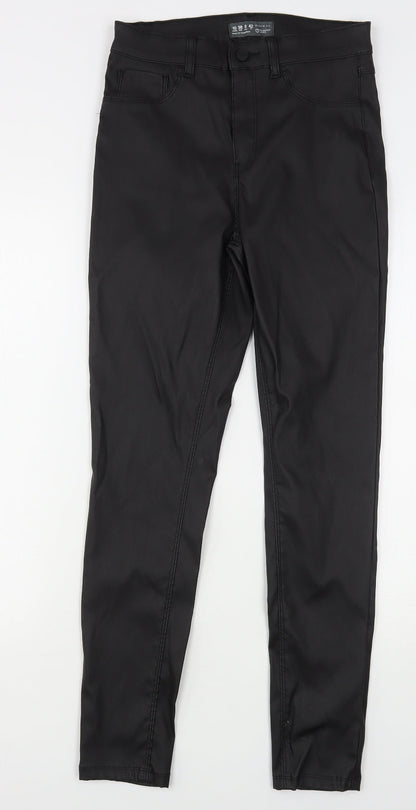 Denim Co Womens Black  Polyester Skinny Jeans Size 10 L29 in Regular