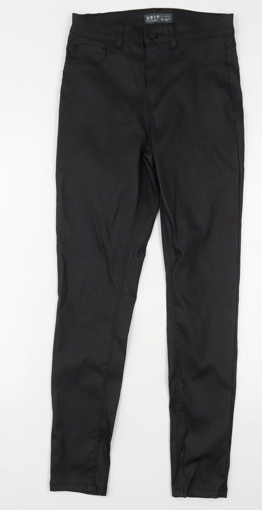 Denim Co Womens Black  Polyester Skinny Jeans Size 10 L29 in Regular