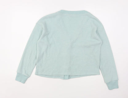 Womens UK Size XS Dunnes Stores Green Cardigan Jumper