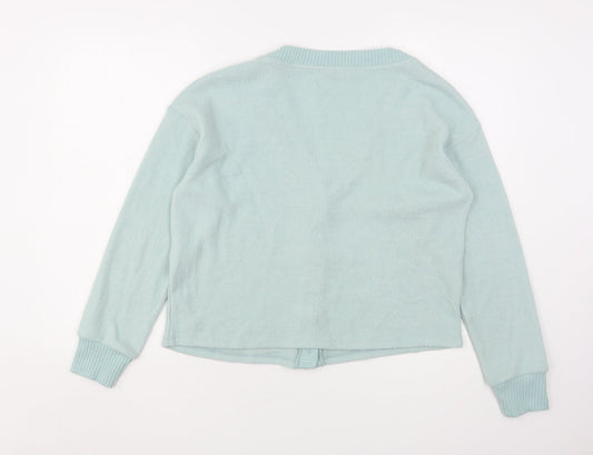 Womens UK Size XS Dunnes Stores Green Cardigan Jumper