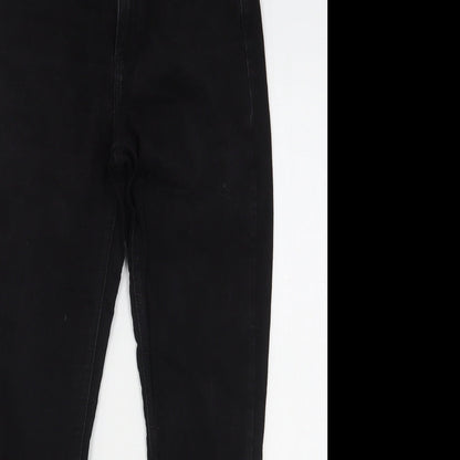 Denim & Co. Womens Black  Cotton Skinny Jeans Size 12 L28 in Regular