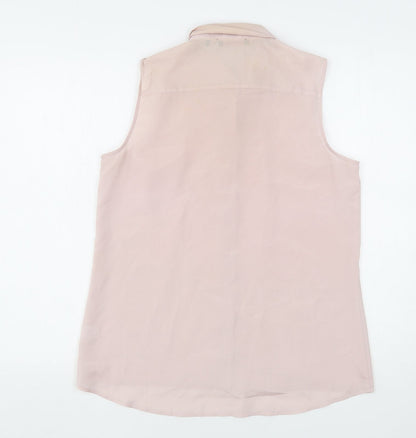 Womens UK Size M Violet & Claire Pink Basic Blouse