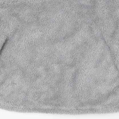 SheIn Girls Grey Round Neck  Polyester Pullover Jumper Size 7 Years