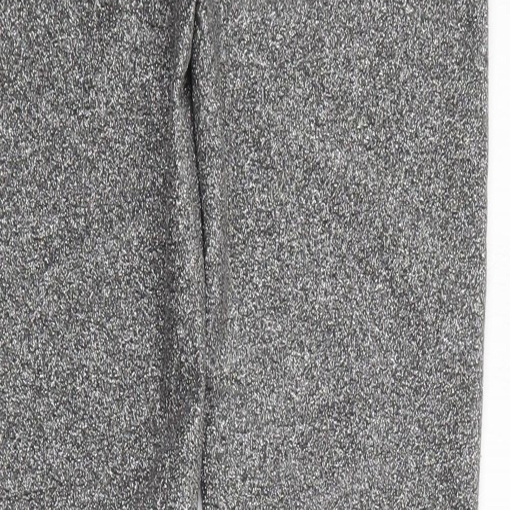 Womens UK Size 10 H&M Regular Fit Jegging Black Trousers