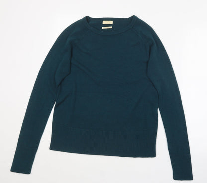 Womens UK Size S Classic Blue Pullover Jumper