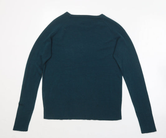 Womens UK Size S Classic Blue Pullover Jumper