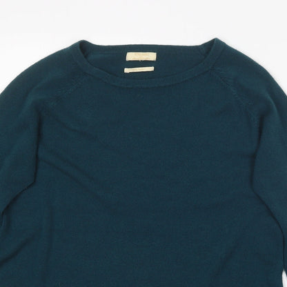 Womens UK Size S Classic Blue Pullover Jumper