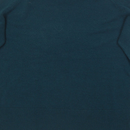 Womens UK Size S Classic Blue Pullover Jumper
