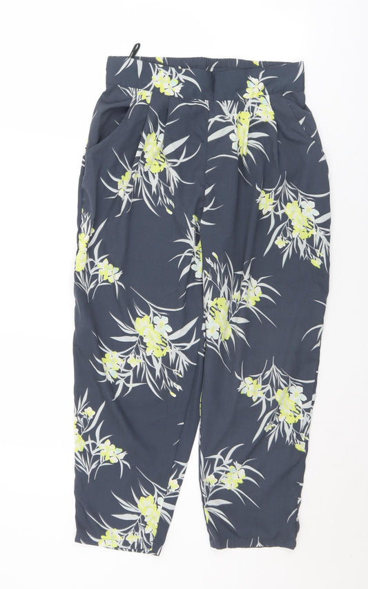 Womens UK Size S VERO MODA Regular Fit Harem Multicoloured Trousers