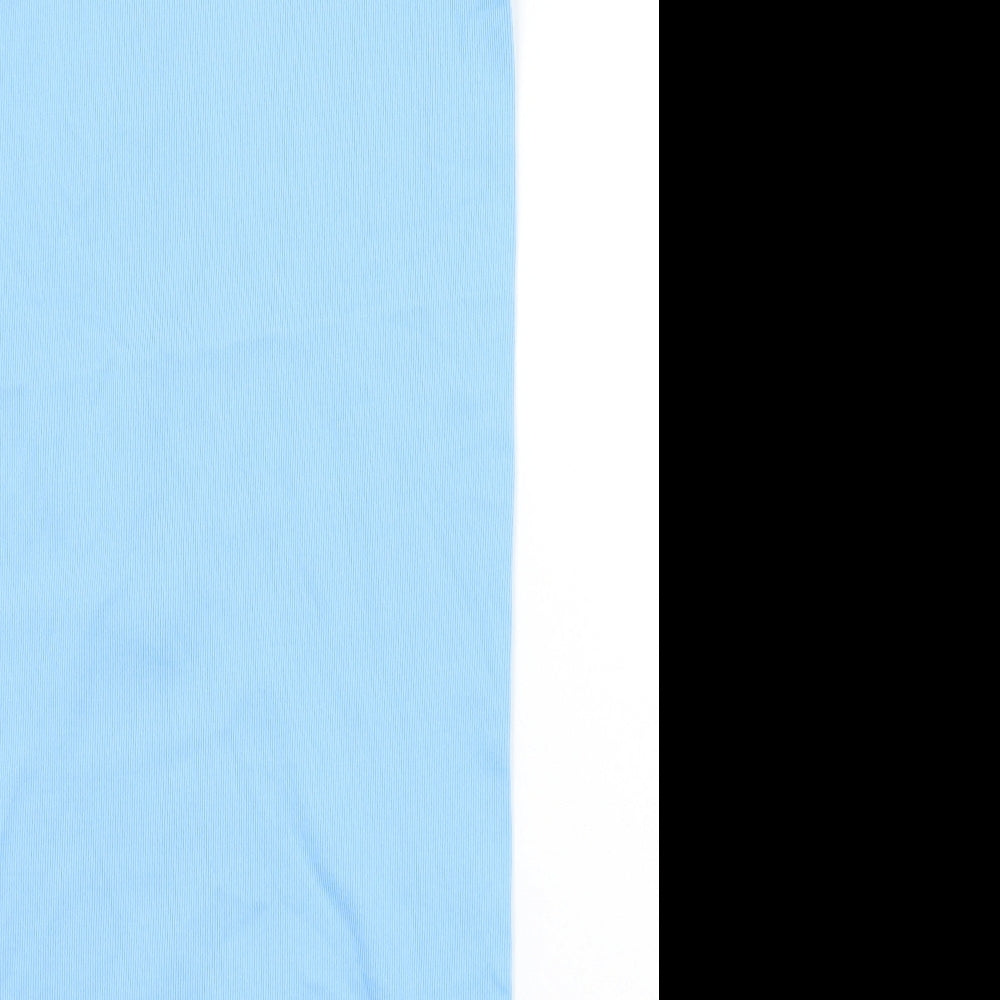 Primark Womens Blue  Nylon Tank Dress  Size 14  Round Neck