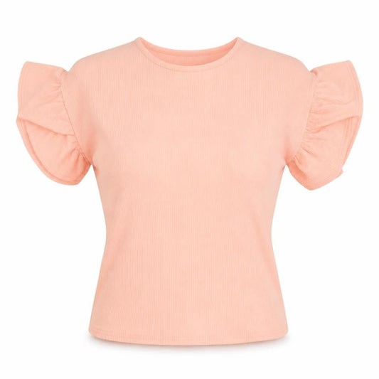 Womens UK Size 10 Papaya Pink Pullover Jumper
