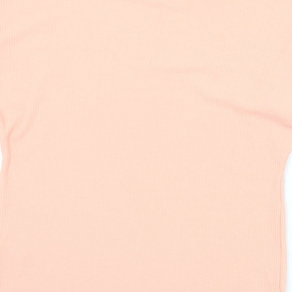 Womens UK Size 10 Papaya Pink Pullover Jumper