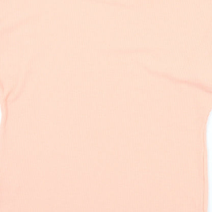 Womens UK Size 10 Papaya Pink Pullover Jumper