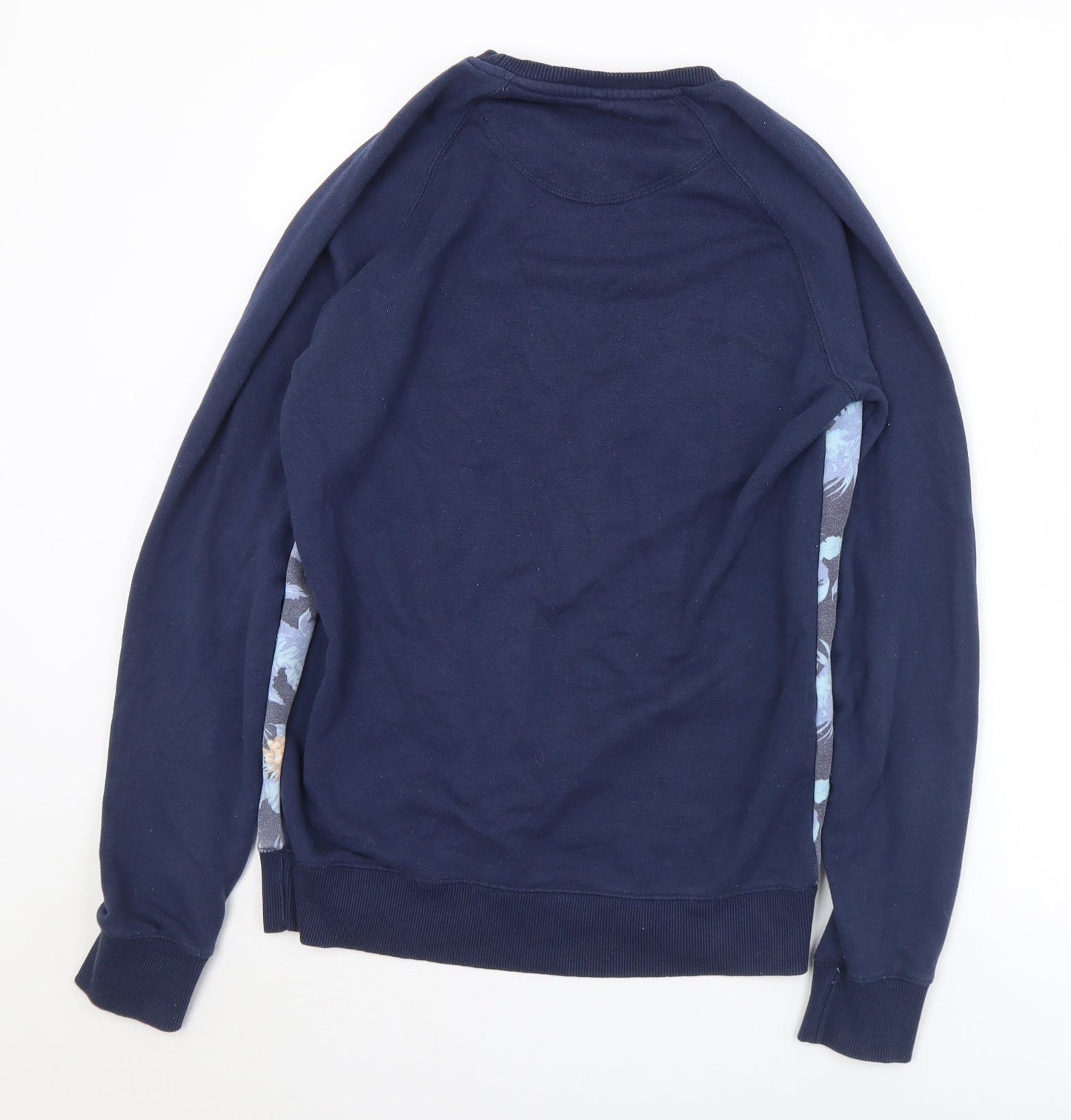 Mens UK Size M Blend Blue Pullover Sweatshirt