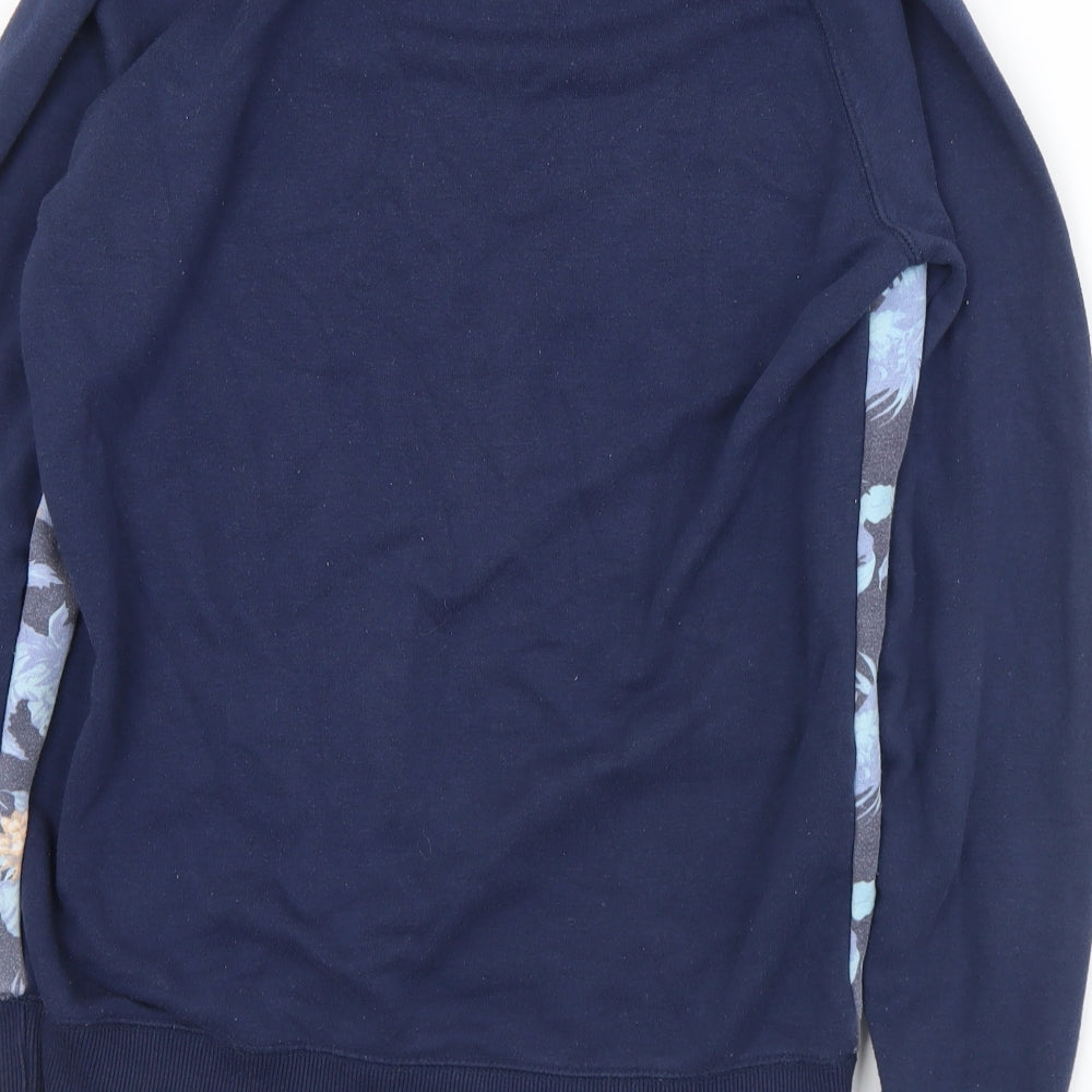 Mens UK Size M Blend Blue Pullover Sweatshirt