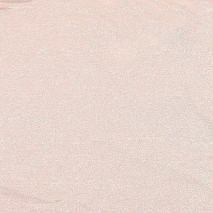 Womens UK Size L New Look Pink Basic Blouse