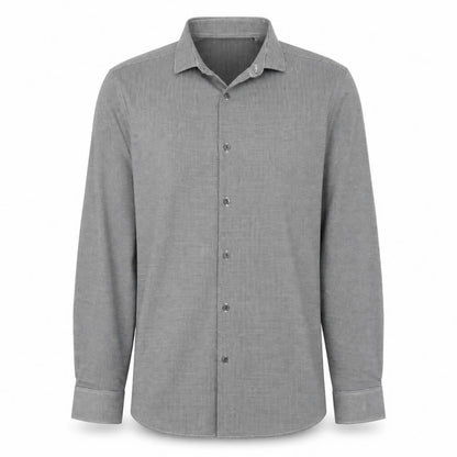 Mens UK Size 15.5 NEXT Black  Button-Up Long Sleeve Casual Shirt