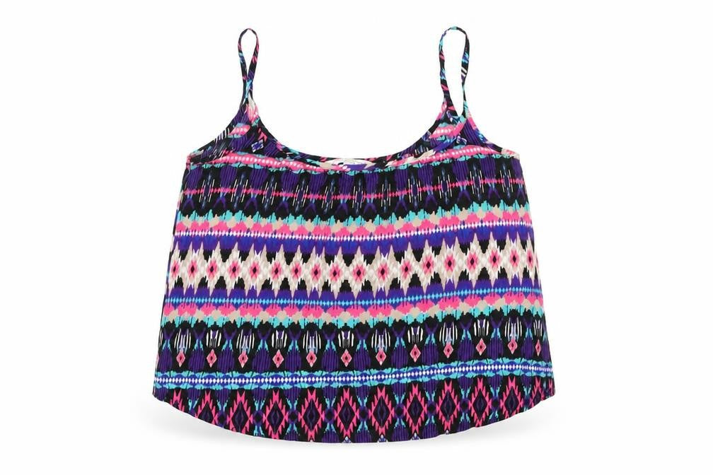 Womens UK Size 8 New Look Purple Basic Tank
