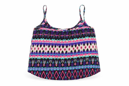 Womens UK Size 8 New Look Purple Basic Tank