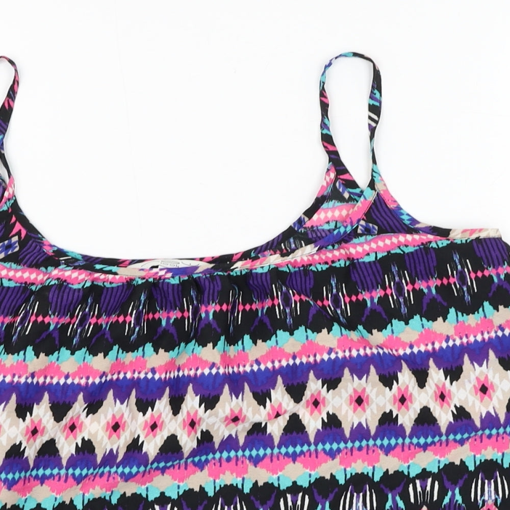 Womens UK Size 8 New Look Purple Basic Tank