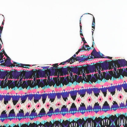 Womens UK Size 8 New Look Purple Basic Tank