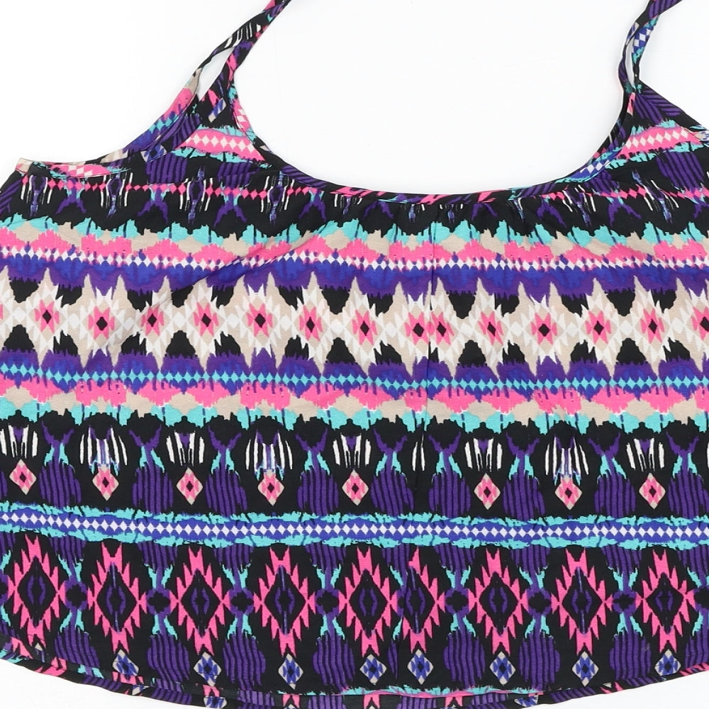 Womens UK Size 8 New Look Purple Basic Tank