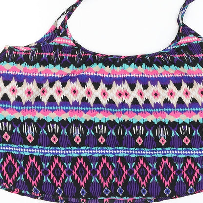 Womens UK Size 8 New Look Purple Basic Tank