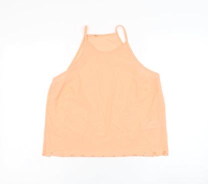 Womens UK Size 14 Atmosphere Pink Basic Tank