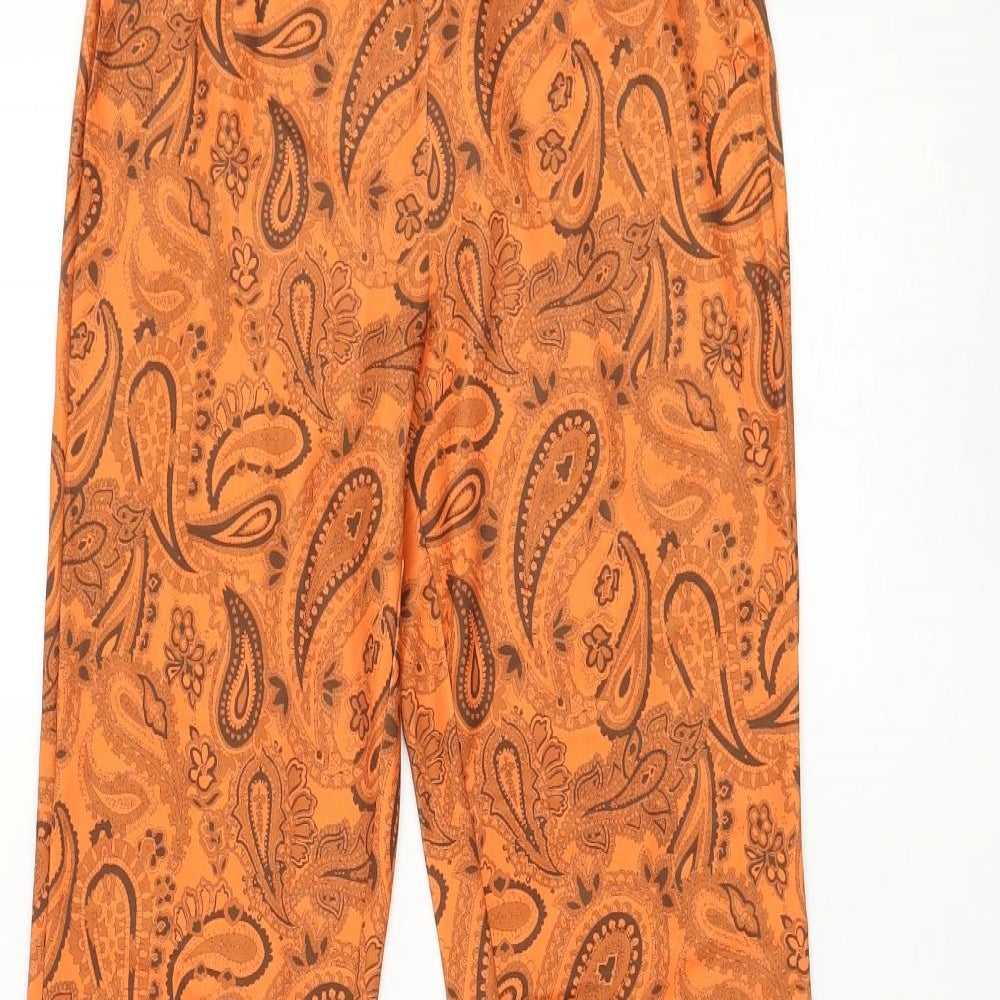 SheIn Womens Pink Paisley Polyester Jogger Leggings Size 8 L30 in