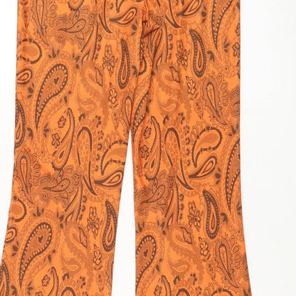 SheIn Womens Pink Paisley Polyester Jogger Leggings Size 8 L30 in