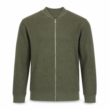 boohooMAN Mens Green Polyester Full Zip Sweatshirt Size S