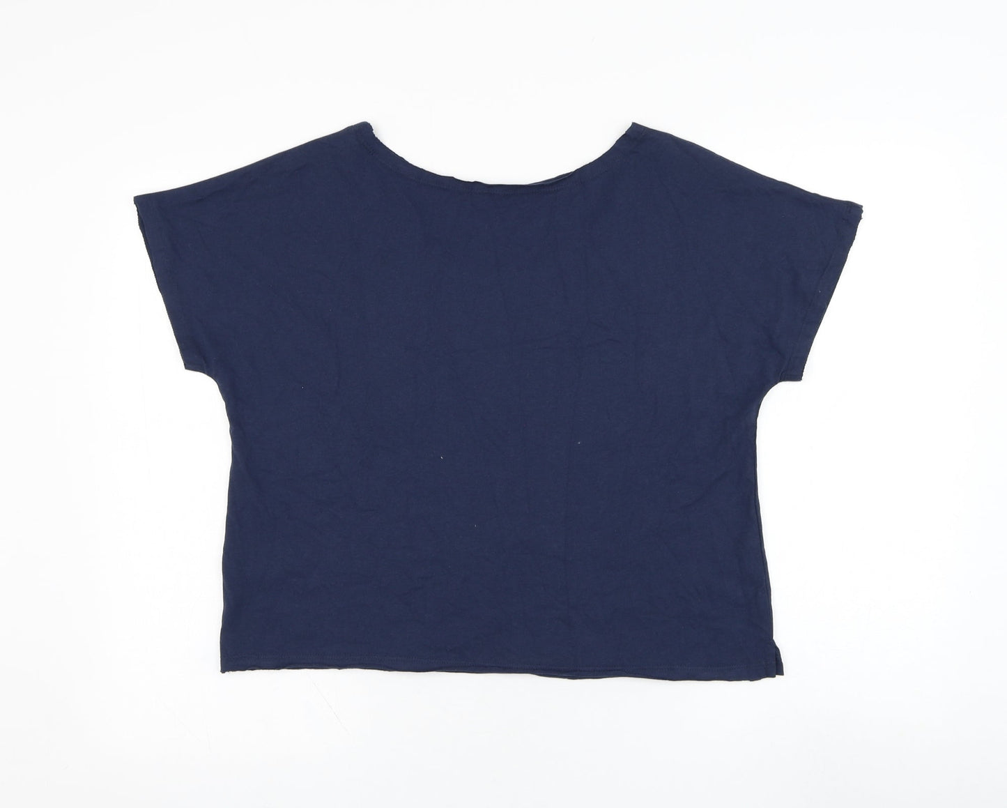 Womens UK Size 10 Preworn Blue  T-Shirt