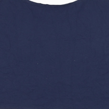 Womens UK Size 10 Preworn Blue  T-Shirt