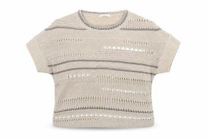 Womens UK Size 8 Marks and Spencer Beige Pullover Jumper