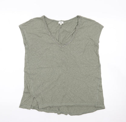 Womens UK Size 6 River Island Green Basic Tank