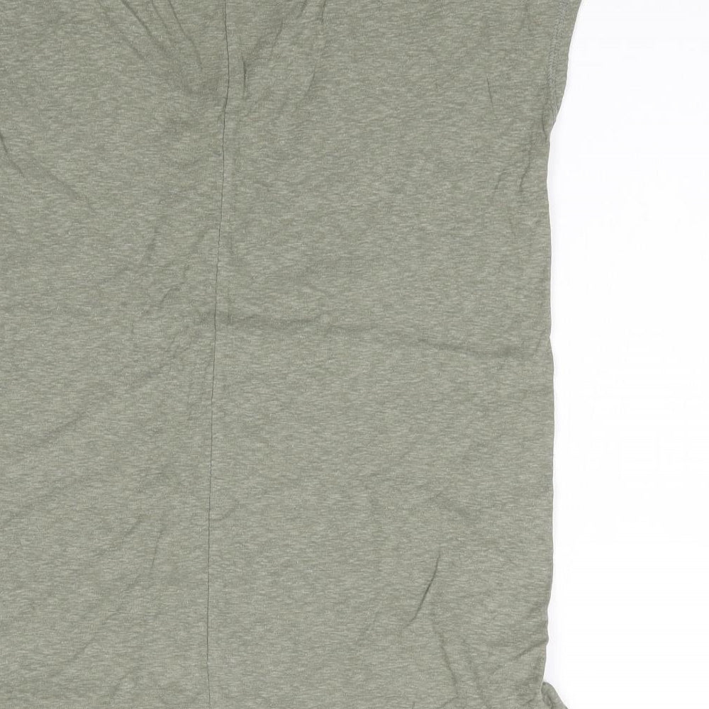 Womens UK Size 6 River Island Green Basic Tank