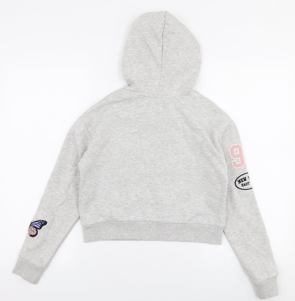 Preworn Womens Grey  Polyester Pullover Hoodie Size XS  Pullover - Boston