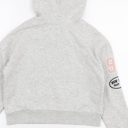 Preworn Womens Grey  Polyester Pullover Hoodie Size XS  Pullover - Boston