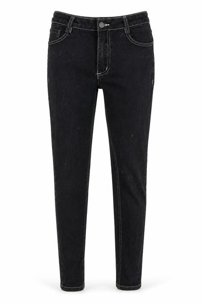 Womens UK Size 6 The Rockin Rev Slim Fit Skinny Black Jeans