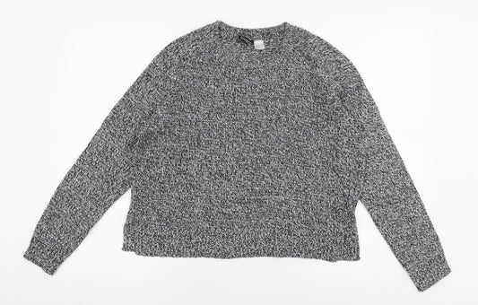 Womens UK Size M H&M Grey Pullover Jumper