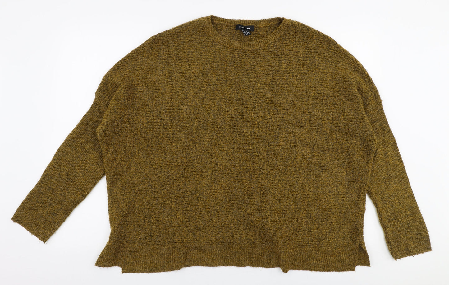 Womens UK Size S New Look Yellow Pullover Jumper